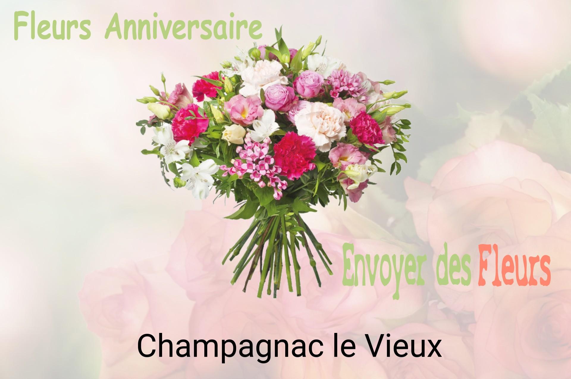 Bouquet de fleurs d’anniversaire livré à Champagnac-le-Vieux